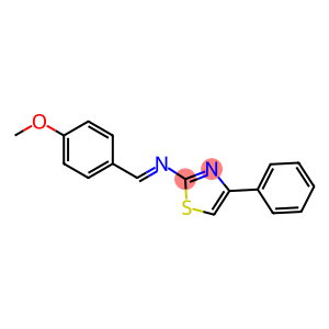 N-(4-Methoxybenzylidene)-4-phenylthiazole-2-amine