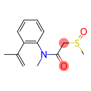 N-Methyl-N-[2-(1-methylethenyl)phenyl](methylsulfinyl)acetamide