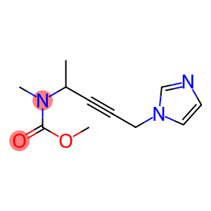 N-Methyl-N-[1-methyl-4-(1H-imidazol-1-yl)-2-butynyl]carbamic acid methyl ester