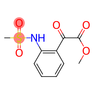 N-[2-[(Methoxycarbonyl)carbonyl]phenyl]methanesulfonamide