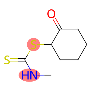 N-Methyldithiocarbamic acid 2-oxocyclohexyl ester