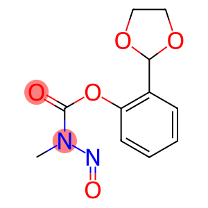 N-Methyl-N-nitrosocarbamic acid o-(1,3-dioxolan-2-yl)phenyl ester