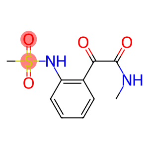 N-[2-[[(Methylamino)carbonyl]carbonyl]phenyl]methanesulfonamide