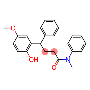 N-Methyl-4-(2-hydroxy-5-methoxyphenyl)-4,N-diphenylbutyramide