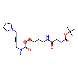 N-Methyl-N-[4-(1-pyrrolidinyl)-2-butynyl]-6-[[(Boc-amino)acetyl]amino]hexanamide