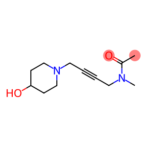 N-Methyl-N-[4-[4-hydroxy-1-piperidinyl]-2-butynyl]acetamide