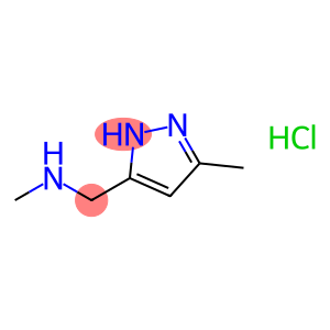 N-methyl-N-[(3-methyl-1H-pyrazol-5-yl)methyl]amine hydrochloride