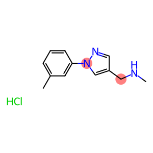N-methyl-N-{[1-(3-methylphenyl)-1H-pyrazol-4-yl]methyl}amine hydrochloride