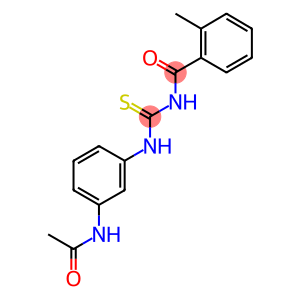 N-[3-({[(2-methylbenzoyl)amino]carbothioyl}amino)phenyl]acetamide