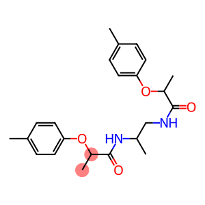 N-(1-methyl-2-{[2-(4-methylphenoxy)propanoyl]amino}ethyl)-2-(4-methylphenoxy)propanamide