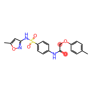 N-(4-{[(5-methyl-3-isoxazolyl)amino]sulfonyl}phenyl)-2-(4-methylphenoxy)acetamide