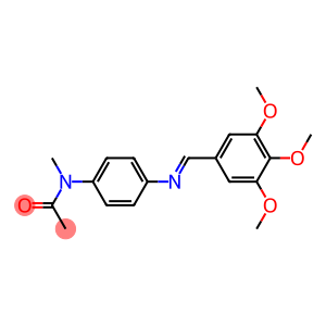 N-methyl-N-(4-{[(E)-(3,4,5-trimethoxyphenyl)methylidene]amino}phenyl)acetamide