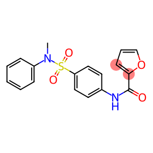 N-{4-[(methylanilino)sulfonyl]phenyl}-2-furamide