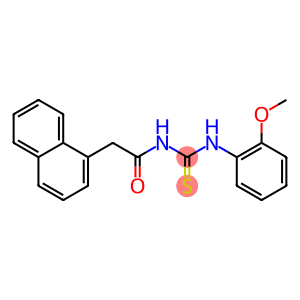 N-(2-methoxyphenyl)-N'-[2-(1-naphthyl)acetyl]thiourea