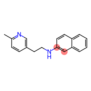 N-[2-(6-methyl-3-pyridinyl)ethyl]-N-(2-naphthyl)amine