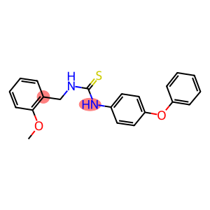 N-(2-methoxybenzyl)-N'-(4-phenoxyphenyl)thiourea