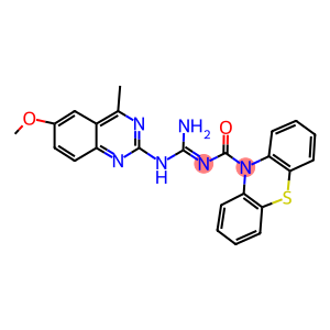 N-(6-methoxy-4-methyl-2-quinazolinyl)-N''-(10H-phenothiazin-10-ylcarbonyl)guanidine