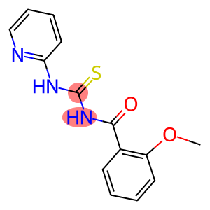 N-(2-methoxybenzoyl)-N'-(2-pyridinyl)thiourea