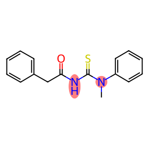 N-methyl-N-phenyl-N'-(phenylacetyl)thiourea