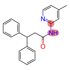 N-(4-methyl-2-pyridinyl)-3,3-diphenylpropanamide