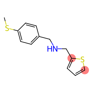 N-[4-(methylsulfanyl)benzyl]-N-(2-thienylmethyl)amine