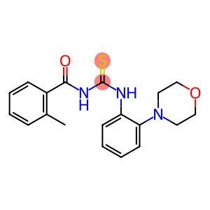 N-(2-methylbenzoyl)-N'-(2-morpholin-4-ylphenyl)thiourea