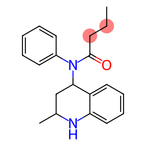 N-(2-methyl-1,2,3,4-tetrahydro-4-quinolinyl)-N-phenylbutanamide