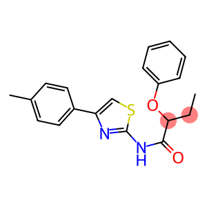 N-[4-(4-methylphenyl)-1,3-thiazol-2-yl]-2-phenoxybutanamide