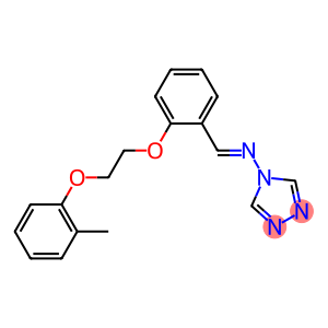 N-{2-[2-(2-methylphenoxy)ethoxy]benzylidene}-N-(4H-1,2,4-triazol-4-yl)amine