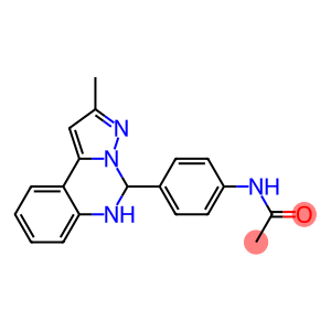 N-[4-(2-methyl-5,6-dihydropyrazolo[1,5-c]quinazolin-5-yl)phenyl]acetamide