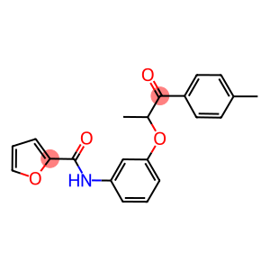 N-{3-[1-methyl-2-(4-methylphenyl)-2-oxoethoxy]phenyl}-2-furamide