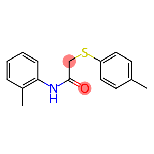 N-(2-methylphenyl)-2-[(4-methylphenyl)sulfanyl]acetamide