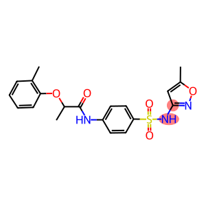 N-(4-{[(5-methyl-3-isoxazolyl)amino]sulfonyl}phenyl)-2-(2-methylphenoxy)propanamide