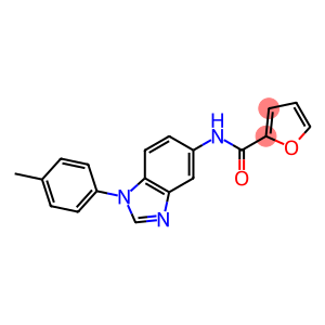 N-[1-(4-methylphenyl)-1H-benzimidazol-5-yl]-2-furamide