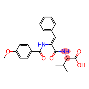 N-{2-[(4-methoxybenzoyl)amino]-3-phenylacryloyl}valine