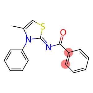 N-(4-methyl-3-phenyl-1,3-thiazol-2(3H)-ylidene)benzamide