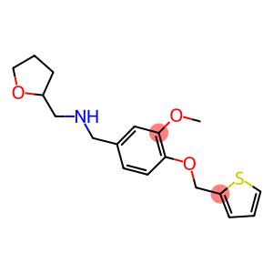 N-[3-methoxy-4-(2-thienylmethoxy)benzyl]-N-(tetrahydro-2-furanylmethyl)amine