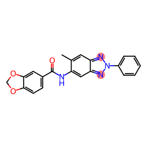 N-(6-methyl-2-phenyl-2H-1,2,3-benzotriazol-5-yl)-1,3-benzodioxole-5-carboxamide