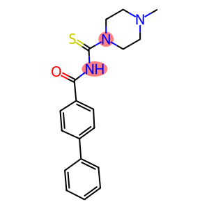 N-[(4-methyl-1-piperazinyl)carbothioyl][1,1'-biphenyl]-4-carboxamide