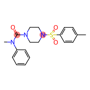 N-methyl-4-[(4-methylphenyl)sulfonyl]-N-phenyl-1-piperazinecarboxamide