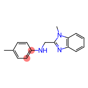 N-[(1-methyl-1H-benzimidazol-2-yl)methyl]-N-(4-methylphenyl)amine