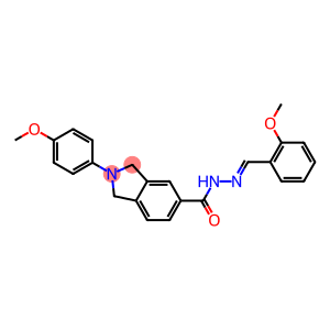 N'-(2-methoxybenzylidene)-2-(4-methoxyphenyl)-5-isoindolinecarbohydrazide