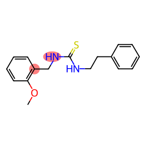 N-(2-methoxybenzyl)-N'-(2-phenylethyl)thiourea