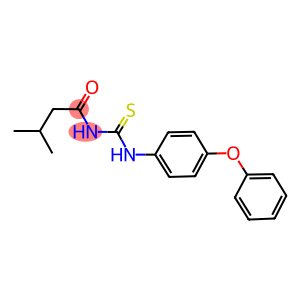 N-(3-methylbutanoyl)-N'-(4-phenoxyphenyl)thiourea