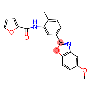 N-[5-(5-methoxy-1,3-benzoxazol-2-yl)-2-methylphenyl]-2-furamide