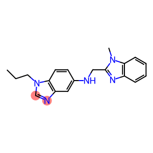 N-[(1-methyl-1H-benzimidazol-2-yl)methyl]-N-(1-propyl-1H-benzimidazol-5-yl)amine