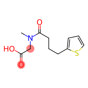 2-[N-methyl-4-(thiophen-2-yl)butanamido]acetic acid