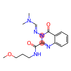 N2-(3-methoxypropyl)-3-{[(dimethylamino)methylidene]amino}-4-oxo-3,4-dihydroquinazoline-2-carboxamide