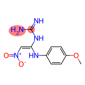 N-[1-(4-methoxyanilino)-2-nitrovinyl]guanidine