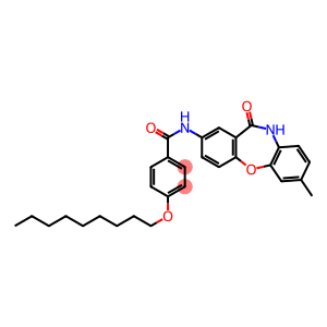 N-(7-methyl-11-oxo-10,11-dihydrodibenzo[b,f][1,4]oxazepin-2-yl)-4-(nonyloxy)benzenecarboxamide